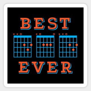 Best Dad Ever Guitar DAD Chords Tab Magnet